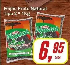 Rede Supermarket Feijao Preto Natural tipo 2 1kg oferta