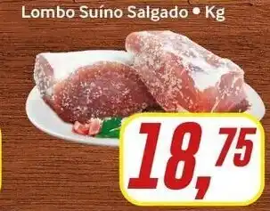 Rede Supermarket Lombo Suino Salgado 1kg oferta