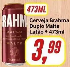 Rede Supermarket Cerveja Brahma Duplo Malte latao 473ml oferta