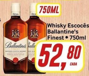 Rede Supermarket Whisky escoces Ballantine's Finest 750ml oferta