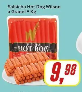 Rede Supermarket Salsicha Hot Dog Wilson a granel 1kg oferta
