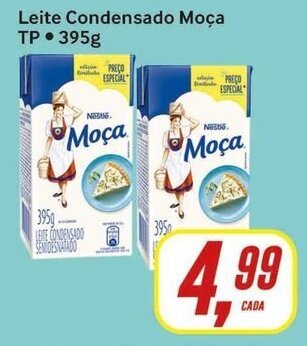 Rede Supermarket Leite Condensado Moca TP 395g oferta