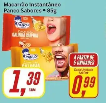 Rede Supermarket Macarrao Instantaneo Panco sabores oferta