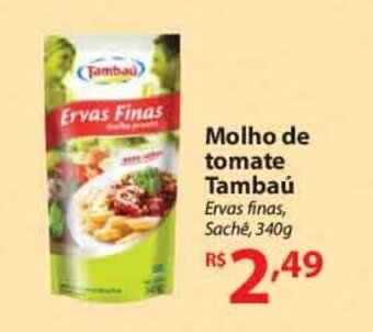 Molho de Tomate Tambau 340g