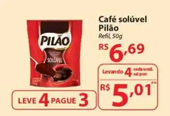 Bom Preço Supermercados Cafe Soluvel Pilao 50g oferta