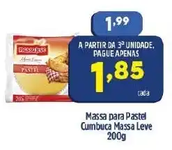 Arena Atacado Massa para Pastel Cumbuca Massa Leve 200g oferta