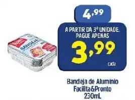 Arena Atacado Bandeja de Aluminio Facilita & Pronto 230ml oferta