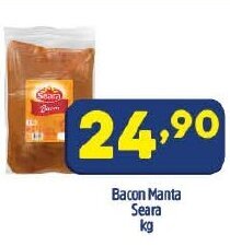 Arena Atacado Bacon Manta Seara 1kg oferta