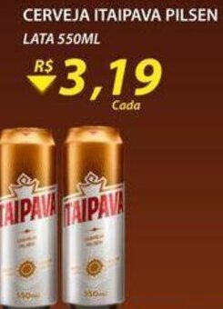 Assaí Atacadista Cerveja Itaipava Pilsen lata 550ml oferta