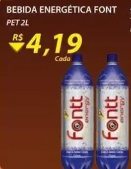 Assaí Atacadista Bebida Energetica Font pet 2L oferta