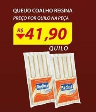 Assaí Atacadista Queijo Coalho Regina 1kg oferta