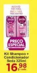 Rossi Supermercado Kit Shampoo + Condicionador Seda 325ml oferta