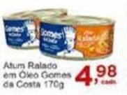Rossi Supermercado Atum Ralado em Oleo Gomes da Costa 170g oferta
