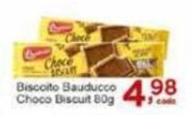Rossi Supermercado Biscoito Bauducco Choco Biscuit 80g oferta