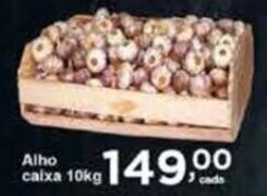 Rossi Supermercado Alho caixa 10kg oferta