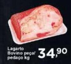 Lagarto Bovino peca ou pedaco 1kg