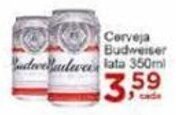 Rossi Supermercado Cerveja Budweiser lata 350ml oferta