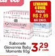 Rossi Supermercado Sabonete Giovanna baby Moments 90g oferta