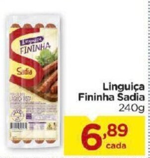 Carrefour Bairro Linguica Fininha Sadia 240g oferta