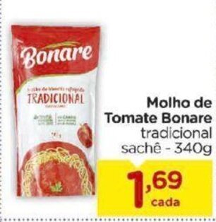 Molho de Tomate Bonare 340g