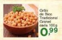 Rossi Supermercado Grao de Bico Trad. Granel cada 100g oferta