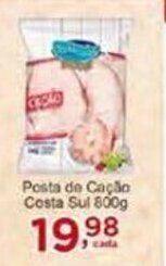 Rossi Supermercado Posta de Cacao Costa Sul 800g oferta