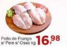 Rossi Supermercado Peito de Frango s/ Pele s/ Osso 1kg oferta