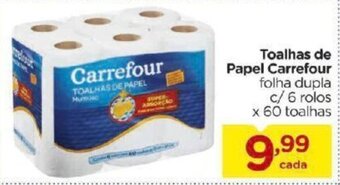 Carrefour Bairro Toalhas de Papel Carrefour oferta