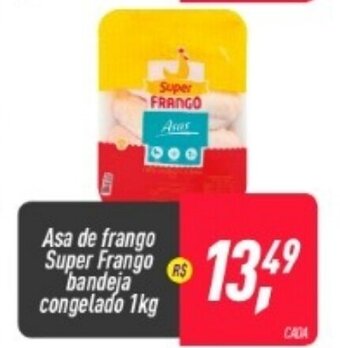 Frangolândia Asa de Frango Super Frango bandeja congelado 1kg oferta