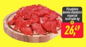 Frangolândia Picadinho bovino dianteiro especial resfriado 1kg oferta