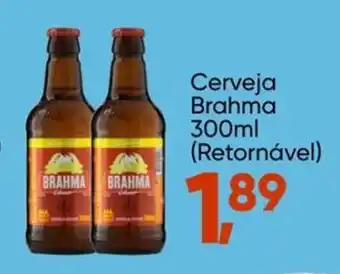 Imec Supermercados Cerveja Brahma 300ml (Retornavel) oferta