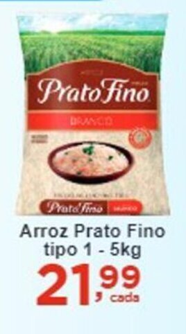 Rossi Supermercado Arroz Prato Fino tipo 1 5kg oferta