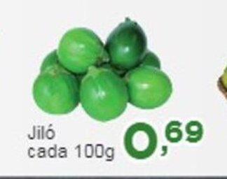 Rossi Supermercado Jilo cada 100g oferta