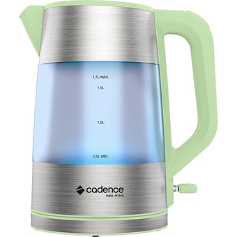 Benoit Chaleira Elétrica Cadence 1,7L CEL309 Neo Mint Collection oferta