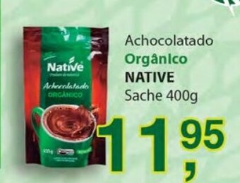 Supermercados Mundial Achocolatado Organico native sache 400g oferta