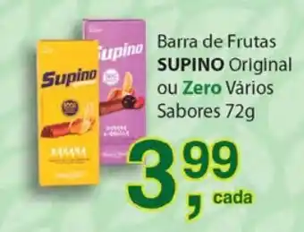 Supermercados Mundial Supino Original ou Zero varios sabores 72g oferta