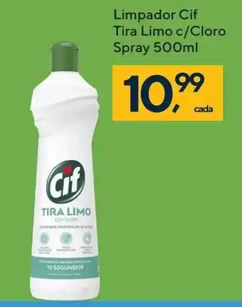 Coop Limpador Cif Tira Limo c/ Cloro spray 500ml oferta