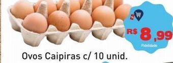 Tonin Superatacado Ovos caipiras c/10 unid oferta