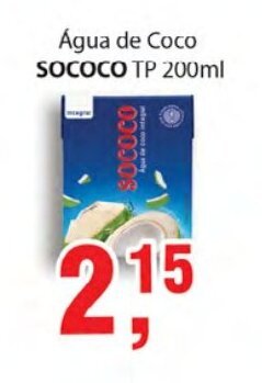 Agua de Coco Sococo 200ml