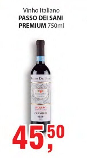Supermercados Mundial Passo Dei Sani Premium 750ml oferta