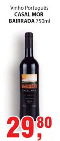 Supermercados Mundial Casal Mor Bairrada 750ml oferta