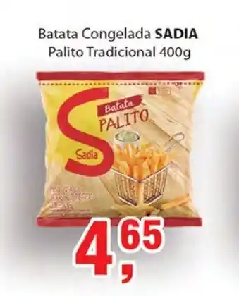 Supermercados Mundial Batata Congelada Sadia 400g oferta