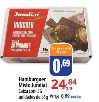 Akki Atacadista Hamburguer Misto Jundiai 56g oferta