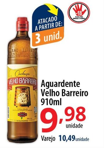Akki Atacadista Aguardente Velho Barreiro 910ml oferta