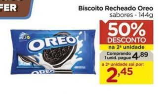 Carrefour Biscoito recheado Oreo 144g oferta