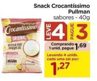 Carrefour Snack Crocantissimo Pullman 40g oferta