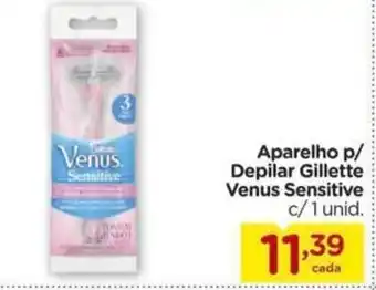 Aparelho p/ Depilar Gillette Venus Sensitive c/1 unid.