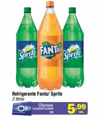 Fort Atacadista Refrigerante Fanta/ Sprite 2L oferta