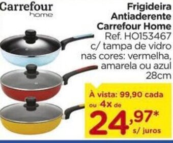 Frigideira Antiaderente Carrefour Home 28cm