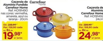 Cacarola de Aluminio Fundido Carrefour Home 20cm